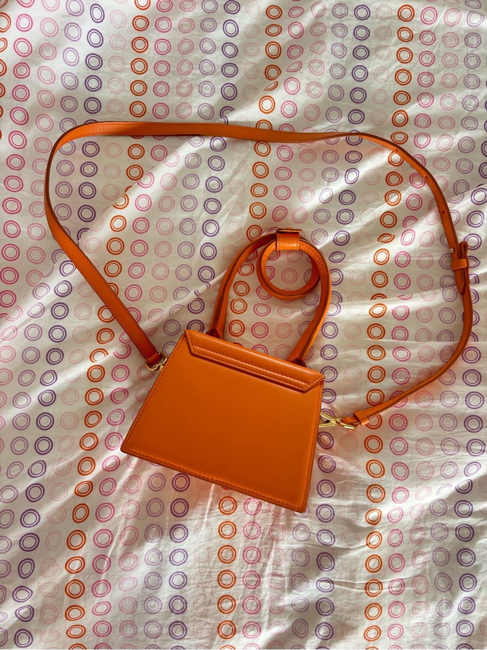 Jacquemus Orange Mini Le Chiquito Shoulder Bag - Picture 3 of 3